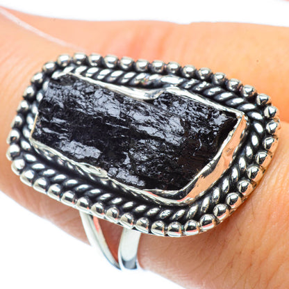 Tektite Rings handcrafted by Ana Silver Co - RING31646