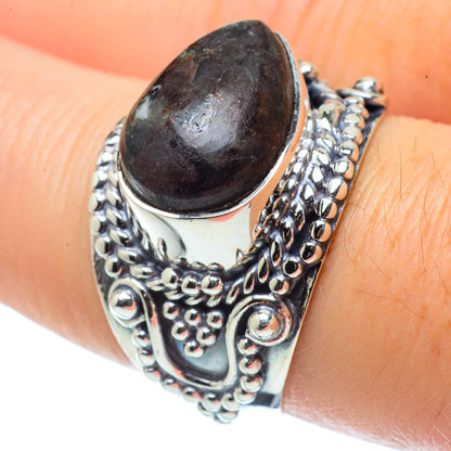 Psilomelane Rings handcrafted by Ana Silver Co - RING31661