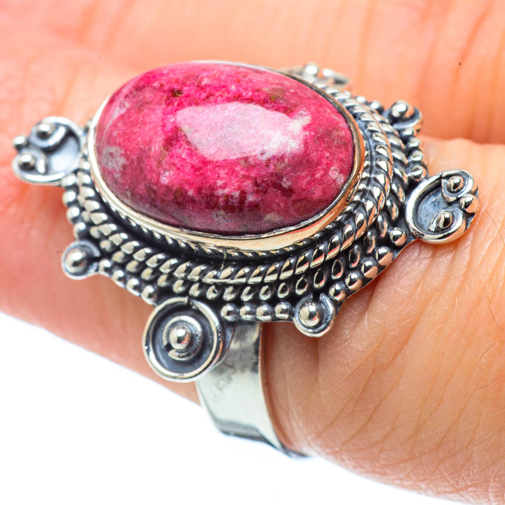 Thulite Rings handcrafted by Ana Silver Co - RING31684