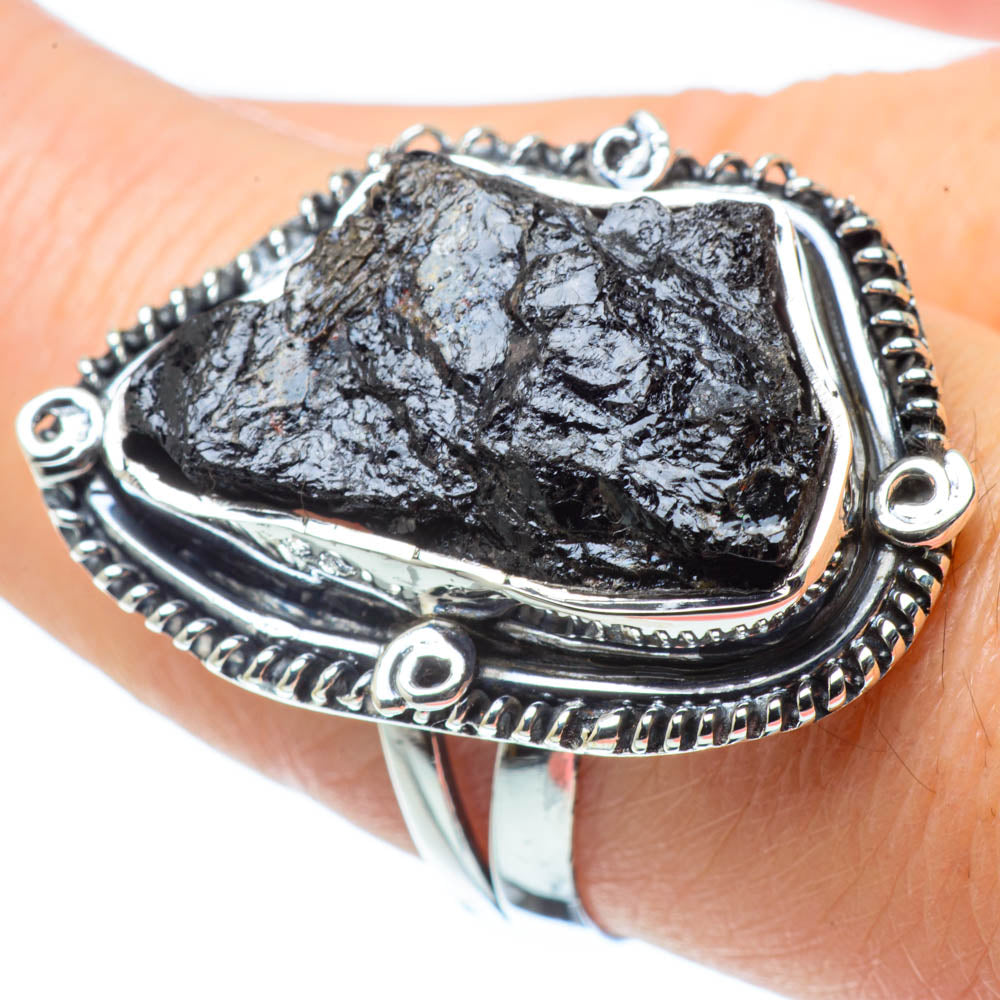 Tektite Rings handcrafted by Ana Silver Co - RING31725