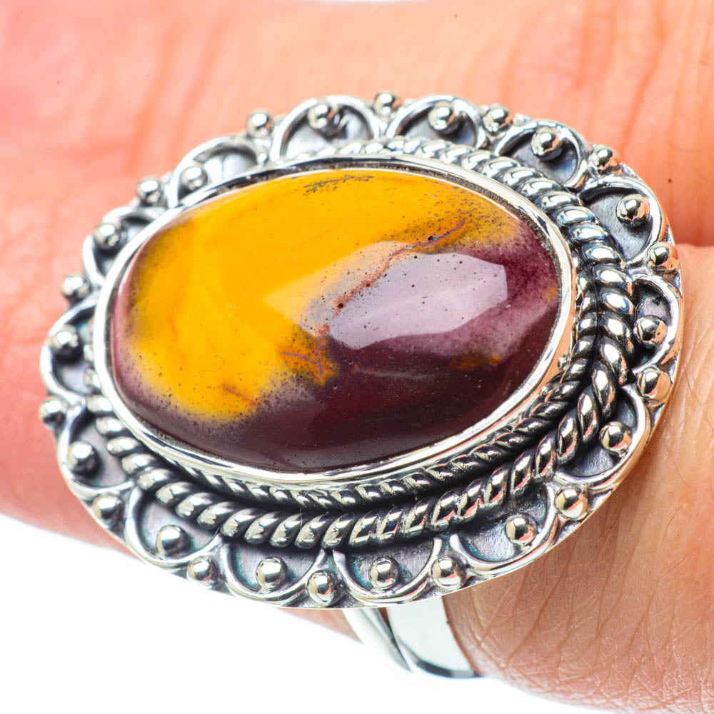 Mookaite Rings handcrafted by Ana Silver Co - RING31847