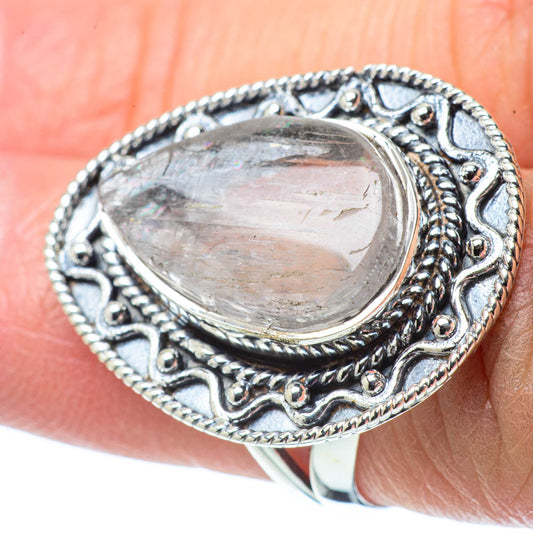Rainbow Moonstone Rings handcrafted by Ana Silver Co - RING31894