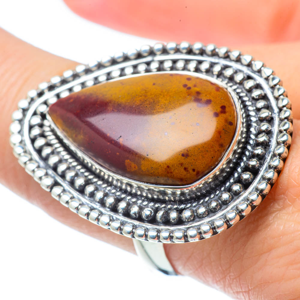 Mookaite Rings handcrafted by Ana Silver Co - RING31935