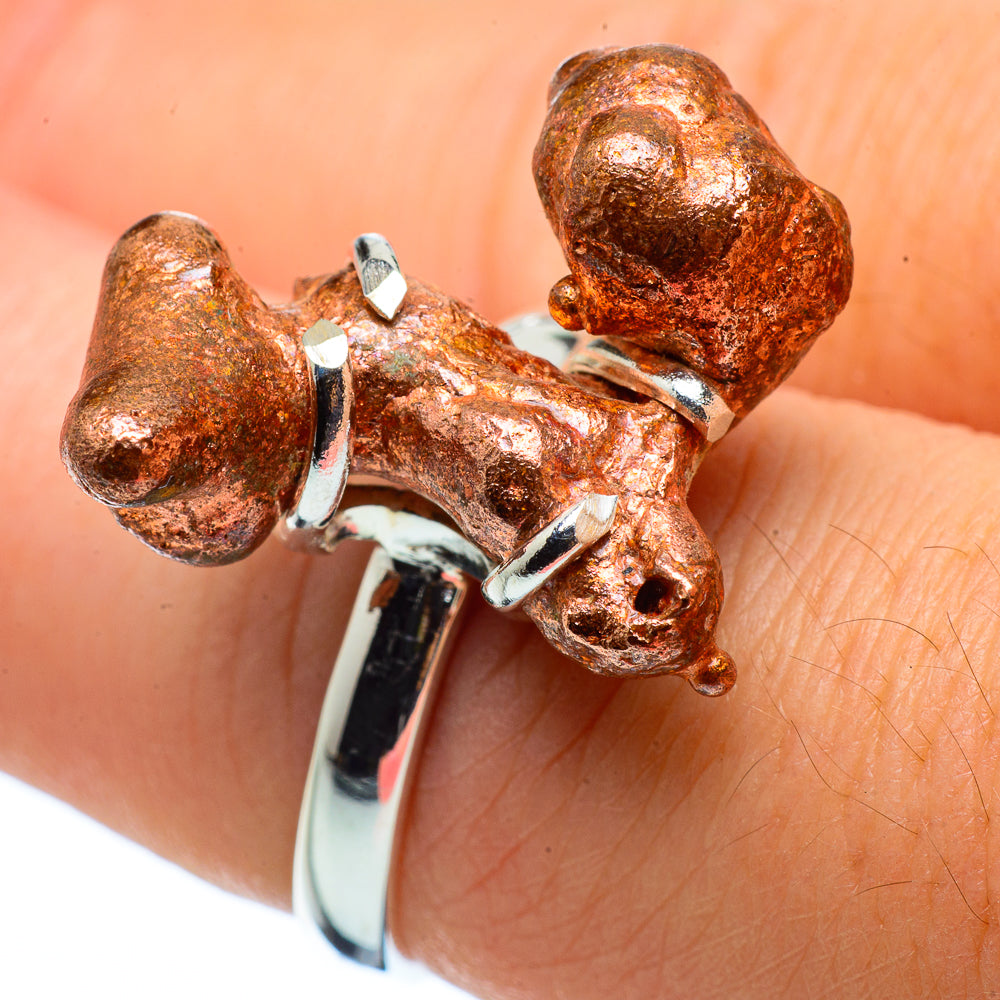 Splash Copper Rings handcrafted by Ana Silver Co - RING32395