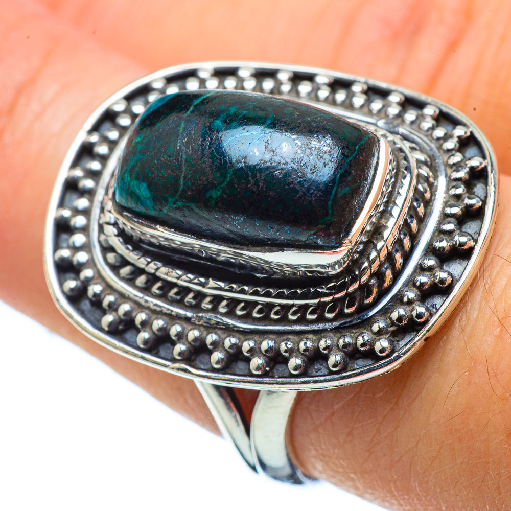 Shattuckite Rings handcrafted by Ana Silver Co - RING32483
