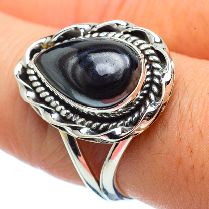 Psilomelane Rings handcrafted by Ana Silver Co - RING32507