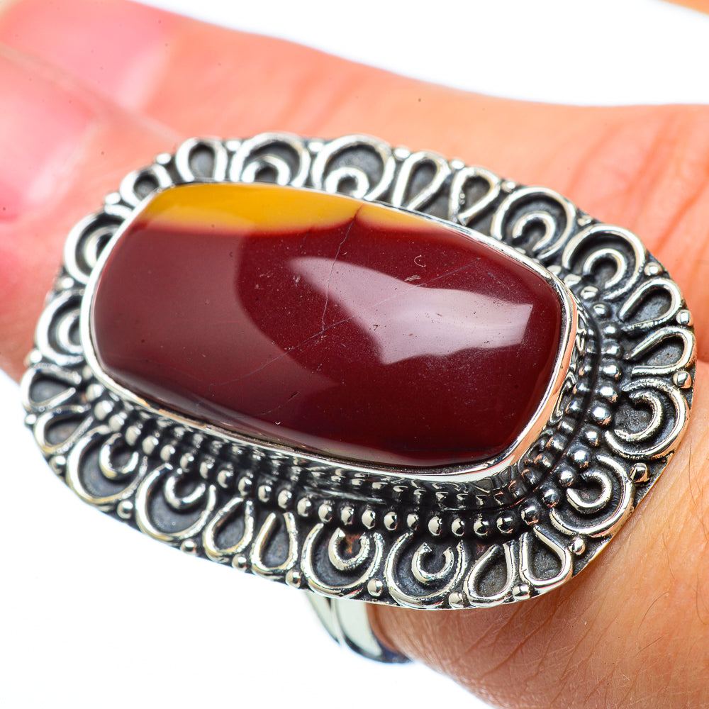 Mookaite Rings handcrafted by Ana Silver Co - RING32611