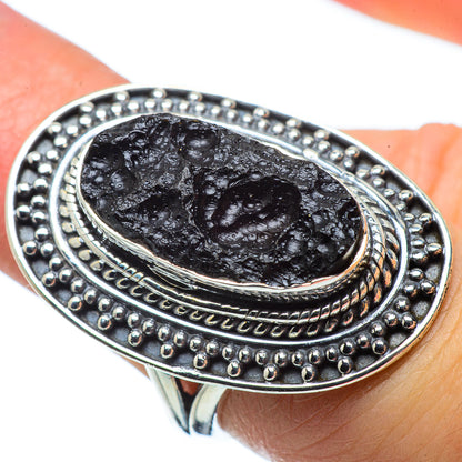 Tektite Rings handcrafted by Ana Silver Co - RING32710