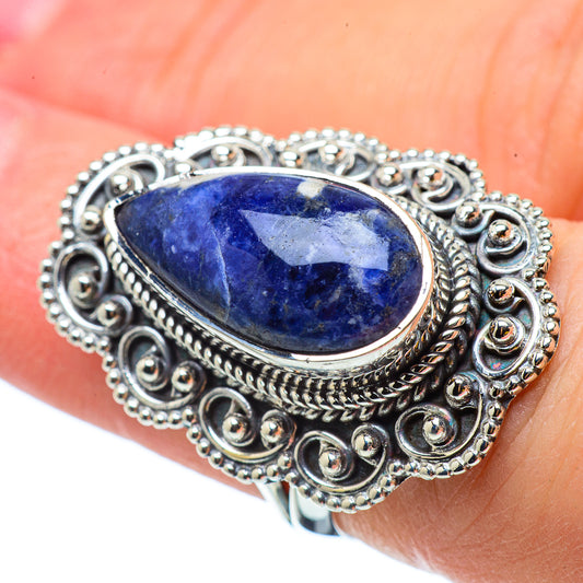 Sodalite Rings handcrafted by Ana Silver Co - RING32803
