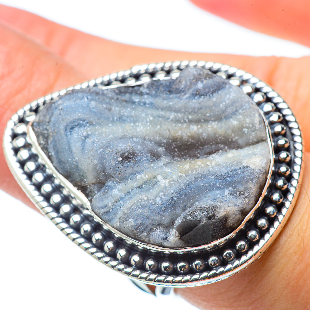 Desert Druzy Rings handcrafted by Ana Silver Co - RING33035