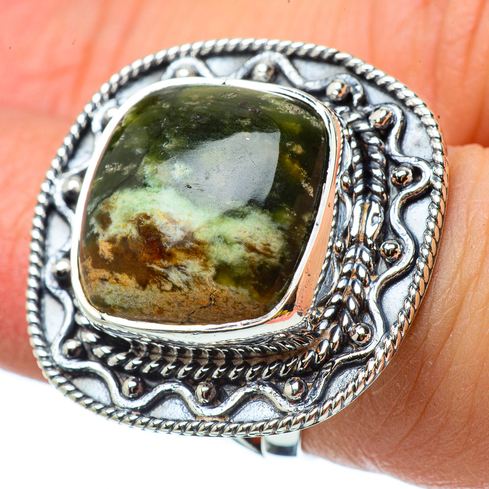 Ocean Jasper Rings handcrafted by Ana Silver Co - RING33138