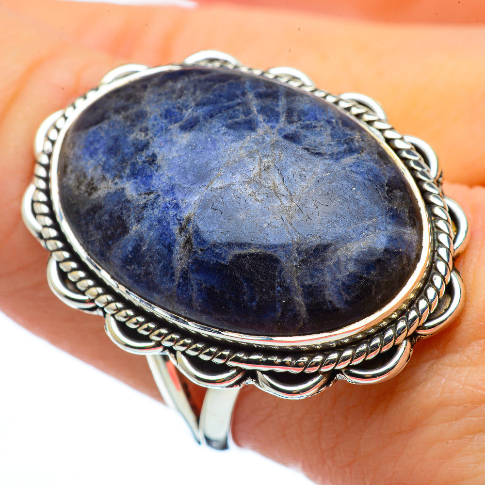Sodalite Rings handcrafted by Ana Silver Co - RING33185