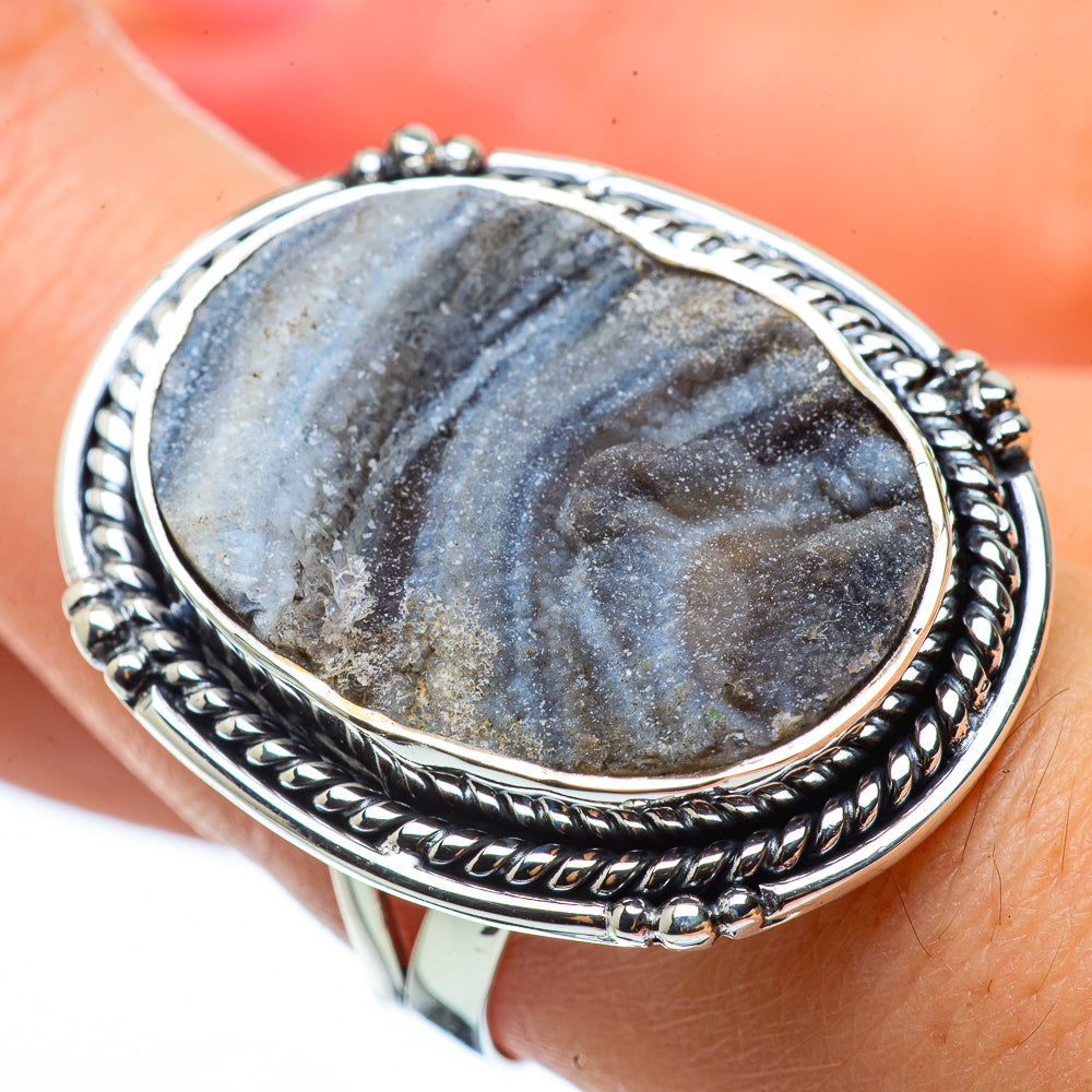 Desert Druzy Rings handcrafted by Ana Silver Co - RING33254