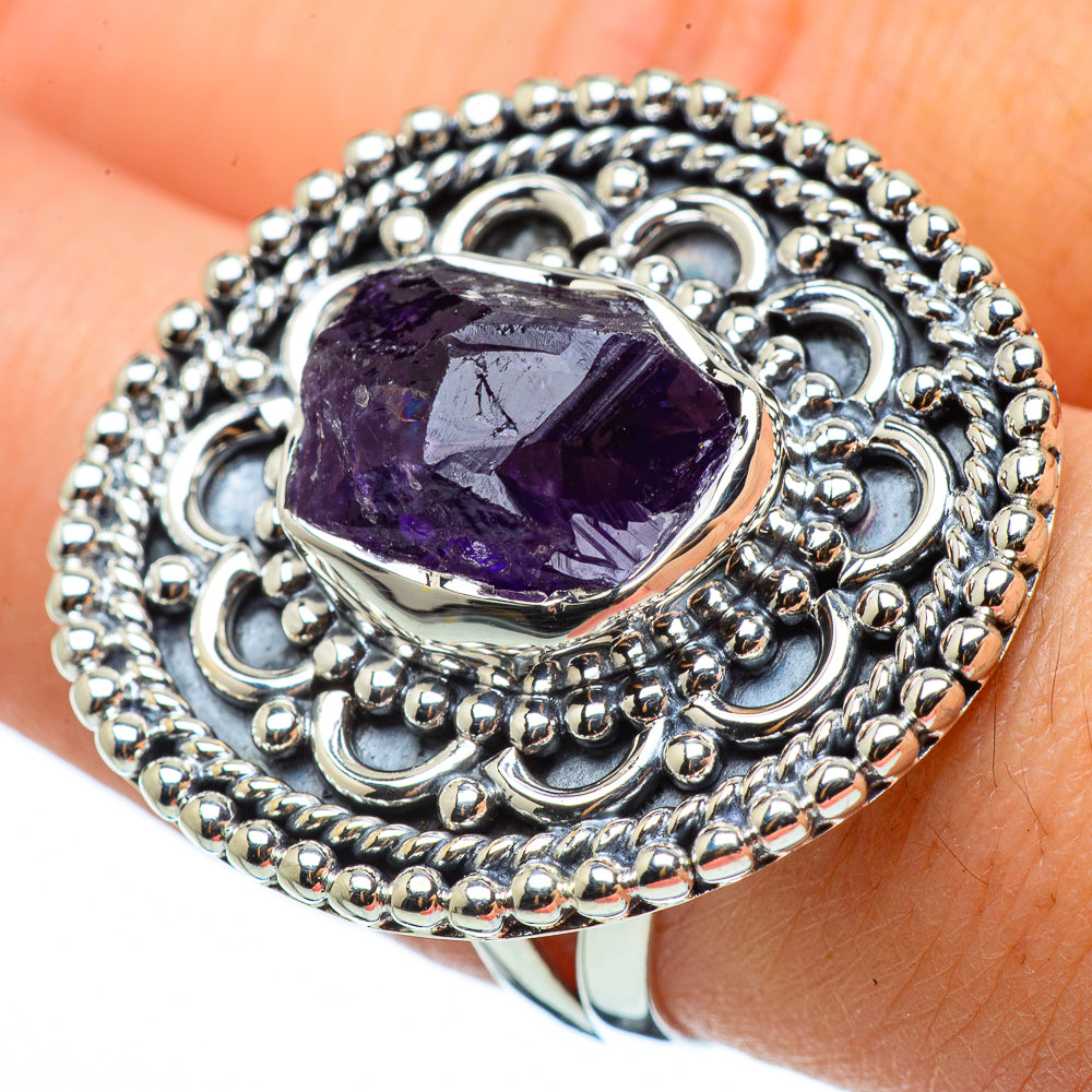 Amethyst Rings handcrafted by Ana Silver Co - RING33414
