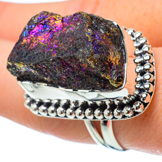 Titanium Druzy Rings handcrafted by Ana Silver Co - RING33624
