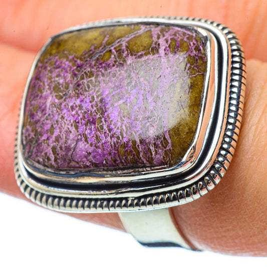 Stichtite Rings handcrafted by Ana Silver Co - RING33708