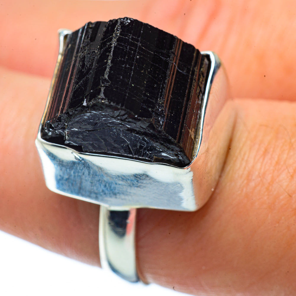 Tektite Rings handcrafted by Ana Silver Co - RING34329