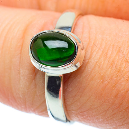 Chrome Diopside Rings handcrafted by Ana Silver Co - RING34520