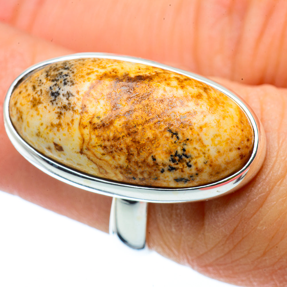 Picture Jasper Rings handcrafted by Ana Silver Co - RING34522