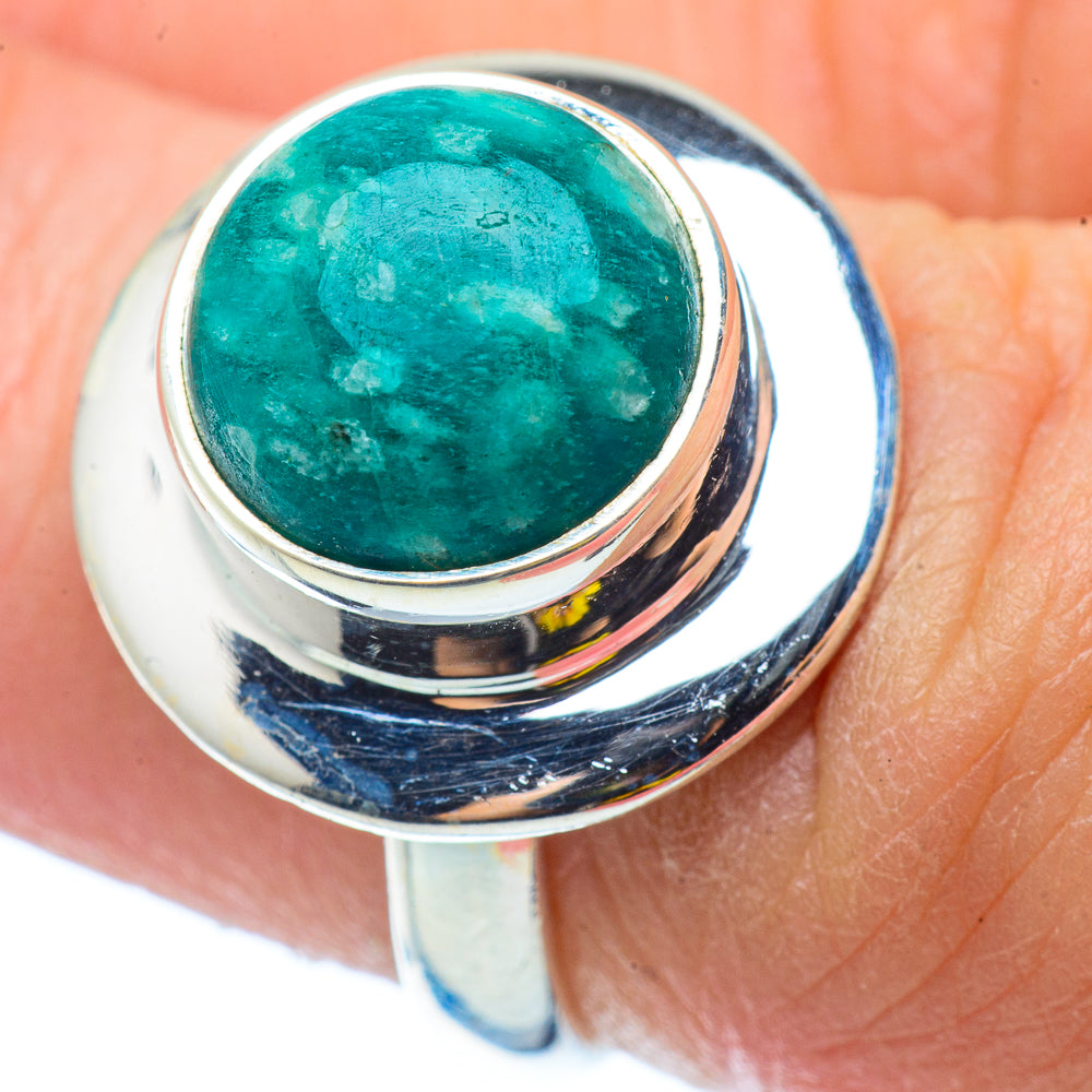 Amazonite Rings handcrafted by Ana Silver Co - RING34545