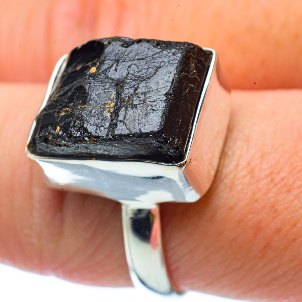 Tektite Rings handcrafted by Ana Silver Co - RING34555