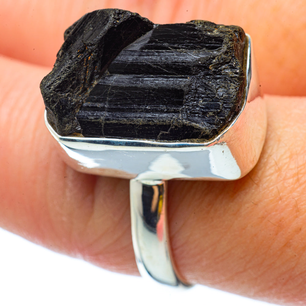 Tektite Rings handcrafted by Ana Silver Co - RING34616