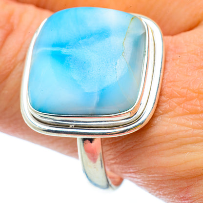 Larimar Rings handcrafted by Ana Silver Co - RING34632