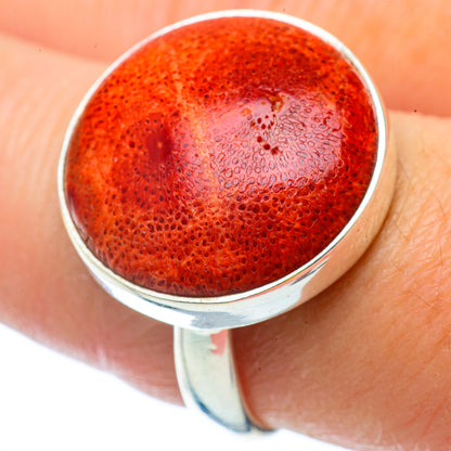 Sponge Coral Rings handcrafted by Ana Silver Co - RING34675
