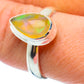 Ethiopian Opal Rings handcrafted by Ana Silver Co - RING34693
