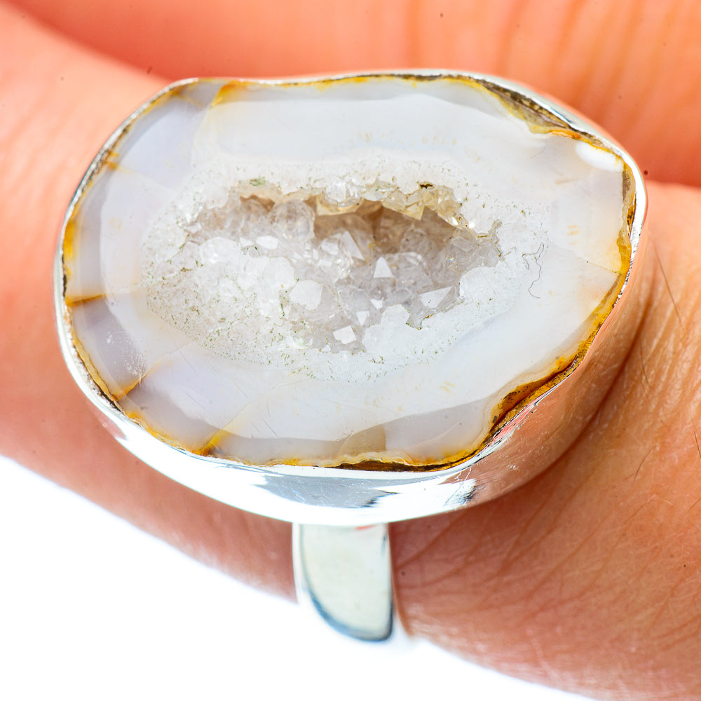 Occo Geode Slice Rings handcrafted by Ana Silver Co - RING34713