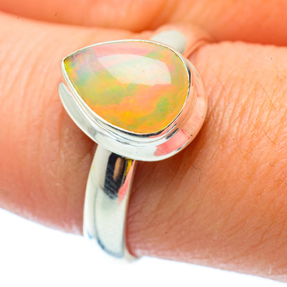 Ethiopian Opal Rings handcrafted by Ana Silver Co - RING34788