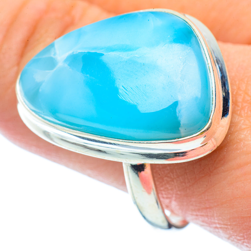 Larimar Rings handcrafted by Ana Silver Co - RING34903