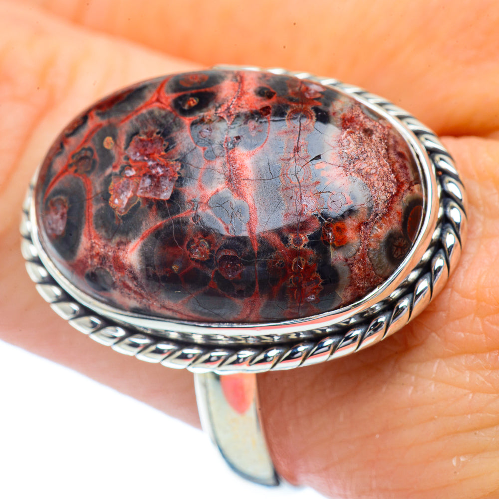 Poppy Jasper Rings handcrafted by Ana Silver Co - RING34958