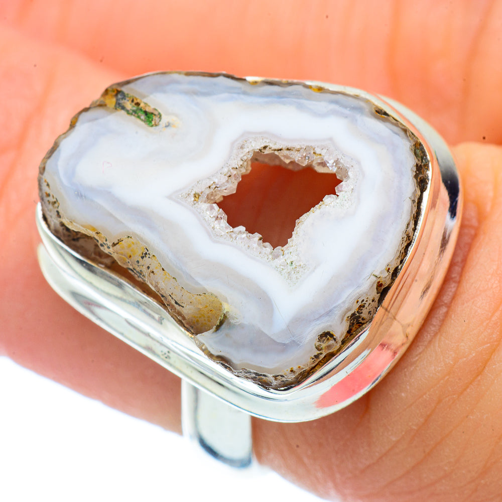 Occo Geode Slice Rings handcrafted by Ana Silver Co - RING34974