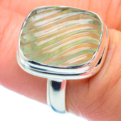 Prehnite Rings handcrafted by Ana Silver Co - RING35031