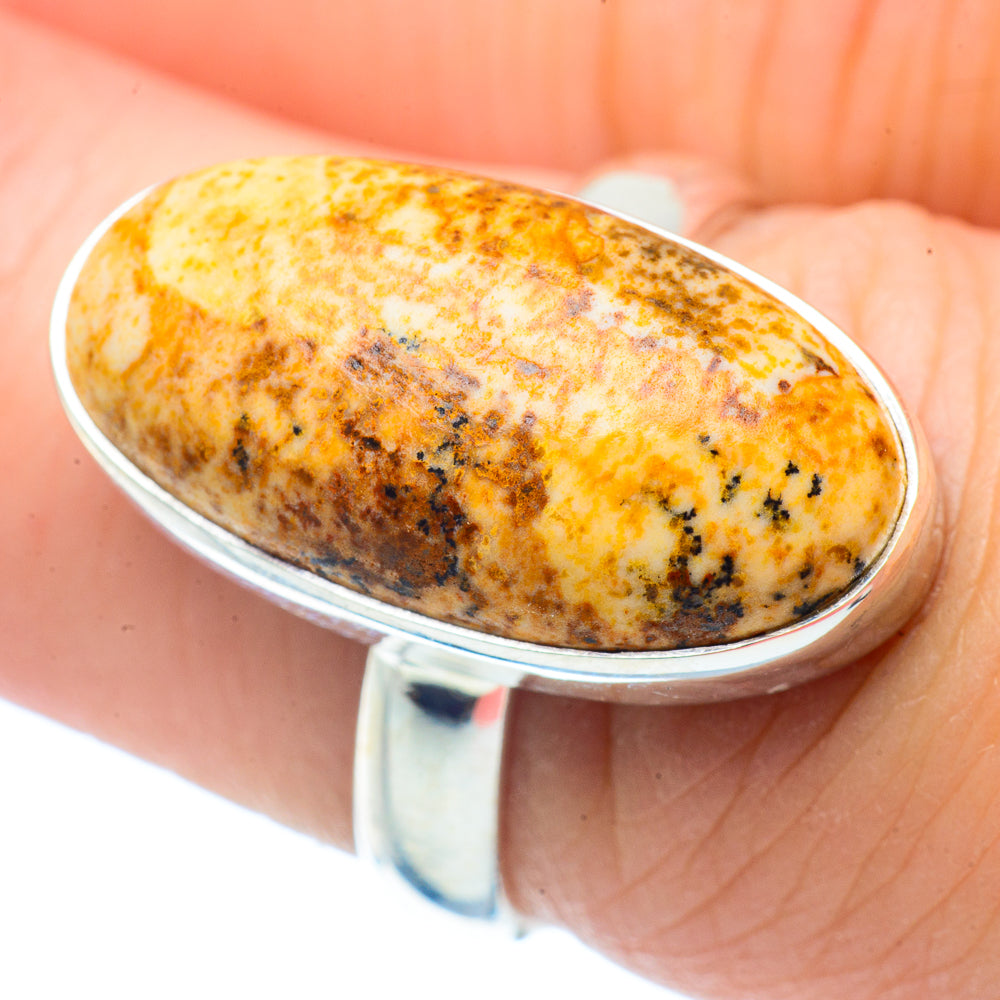 Picture Jasper Rings handcrafted by Ana Silver Co - RING35114