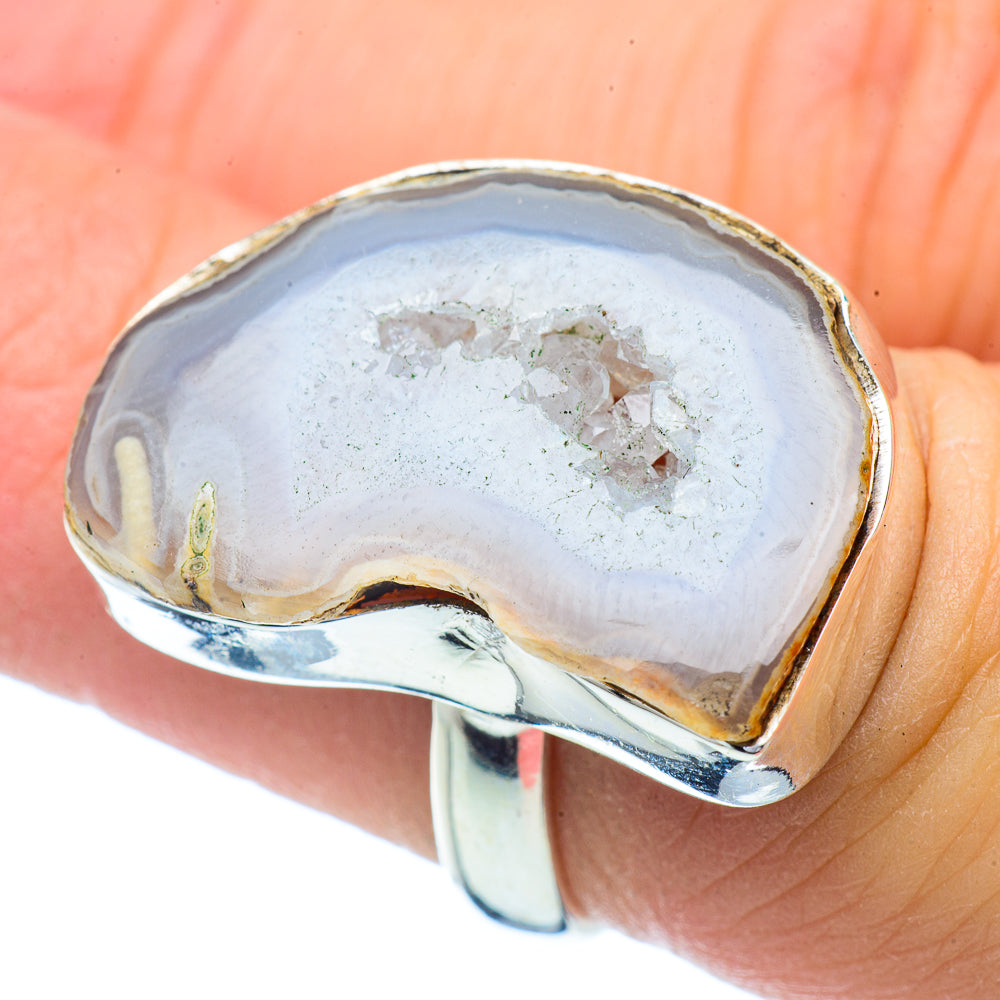 Occo Geode Slice Rings handcrafted by Ana Silver Co - RING35195