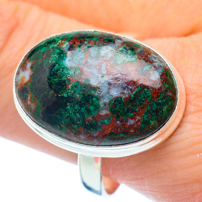 Chrysocolla Rings handcrafted by Ana Silver Co - RING35215