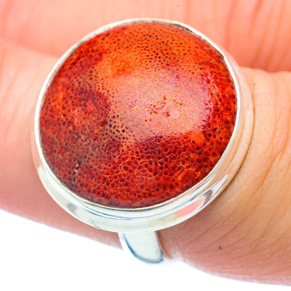 Sponge Coral Rings handcrafted by Ana Silver Co - RING35220