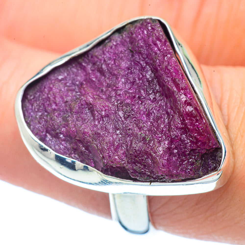 Ruby Fuchsite Rings handcrafted by Ana Silver Co - RING35221