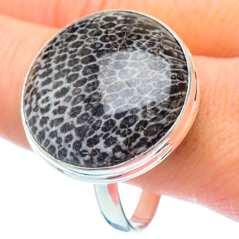 Stingray Coral Rings handcrafted by Ana Silver Co - RING35262