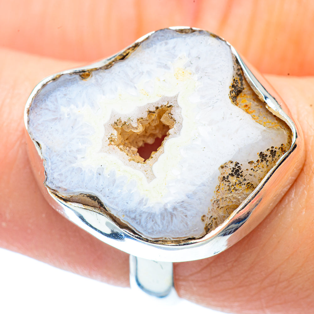 Occo Geode Slice Rings handcrafted by Ana Silver Co - RING35384