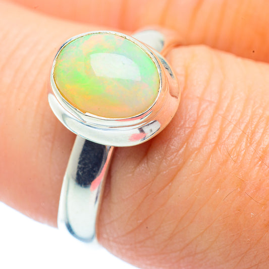 Ethiopian Opal Rings handcrafted by Ana Silver Co - RING35471