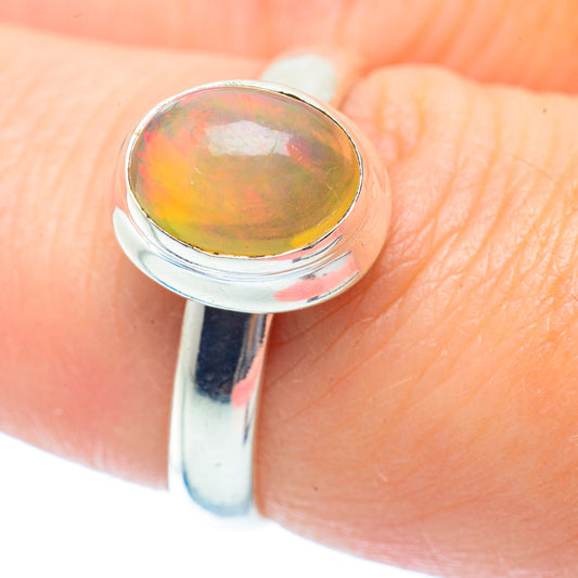 Ethiopian Opal Rings handcrafted by Ana Silver Co - RING35475