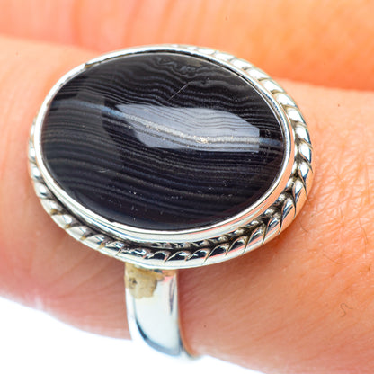 Psilomelane Rings handcrafted by Ana Silver Co - RING35541