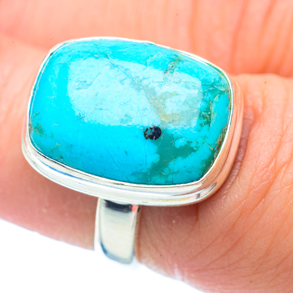 Chrysocolla Rings handcrafted by Ana Silver Co - RING35559