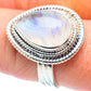 Rainbow Moonstone Rings handcrafted by Ana Silver Co - RING35582