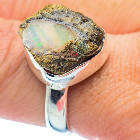Ethiopian Opal Rings handcrafted by Ana Silver Co - RING35933