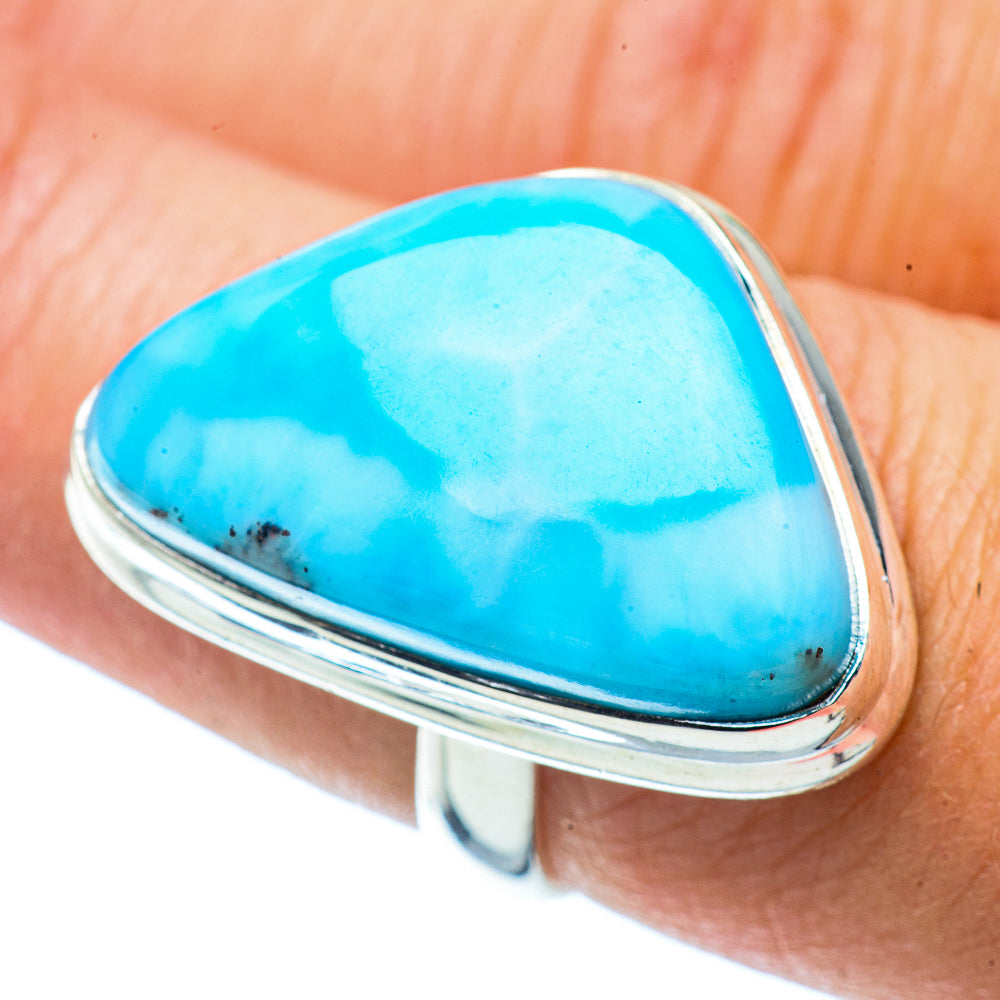 Larimar Rings handcrafted by Ana Silver Co - RING36041