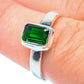 Chrome Diopside Rings handcrafted by Ana Silver Co - RING36244